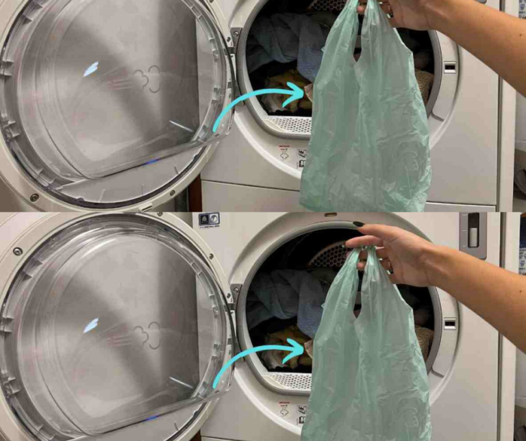 Throw a plastic bag in your washing machine and be amazed at the amazing results.