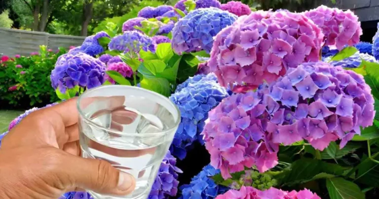 How to change the color of your beautiful hydrangeas: just tap water