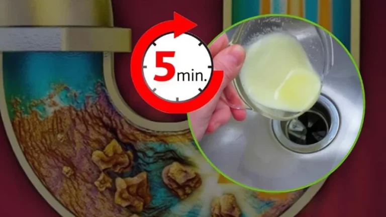 CLOGGED PIPE, THE VERY SIMPLE METHOD TO UNBLOG IT IN 5 MINUTES: PREPARE THIS MAGICAL MIX