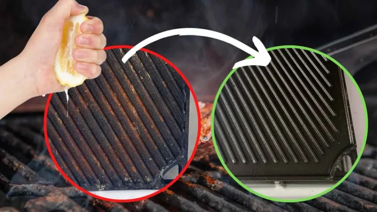 ENCRUSTATIONS FROM THE GRILLE PAN, REMOVING THEM IS VERY EASY: WITH THE LEMON TECHNIQUE IT’S NEW BACK