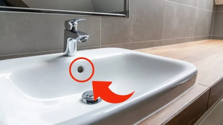 HAVE YOU EVER NOTICED THAT HOLE UNDER THE SINK? IT’S EXACTLY FOR THIS: IT’S VERY IMPORTANT