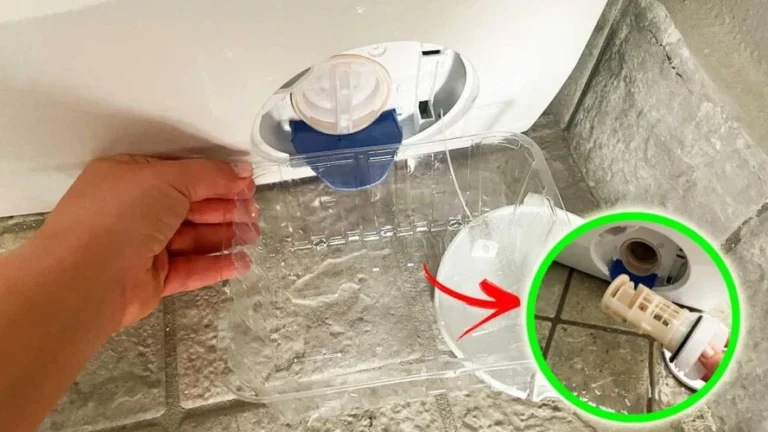 HOW TO CLEAN THE WASHING MACHINE FILTER WITHOUT DRILLING TOO MUCH WATER? 