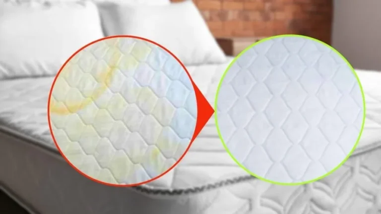 YELLOWED MATTRESS, DON’T THROW IT AWAY: THIS MIRACLE INGREDIENT WHITES EVERYTHING