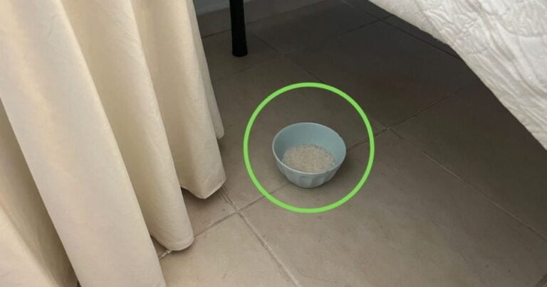 Putting salt under the bed solves a problem that many have at home