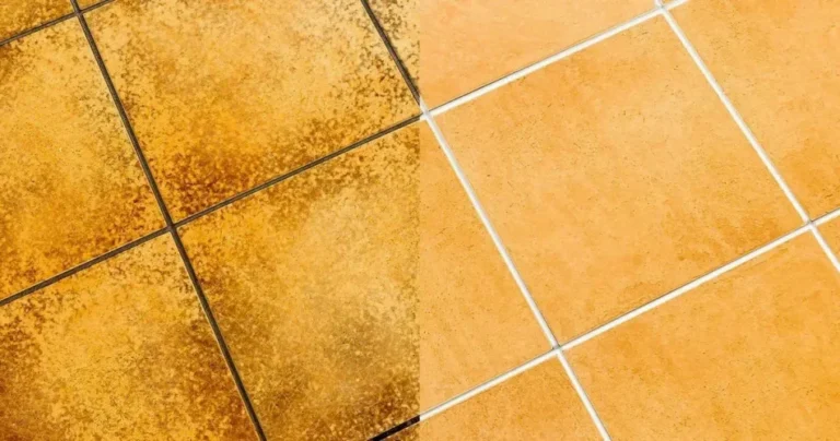 Clean grout and tiles without scrubbing with a simple trick: they become like new