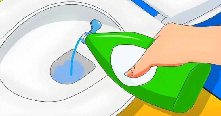 Pour detergent into the toilet Here is the secret trick of plumbers