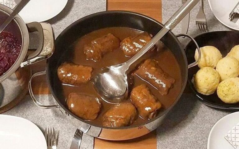 Grandma’s beef roulade, I would eat it every day