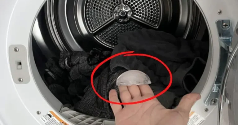 Ice in the dryer, the secret procedure of all laundry