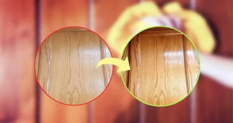 Highly polished wooden furniture, 3 tablespoons of this and it will shine again