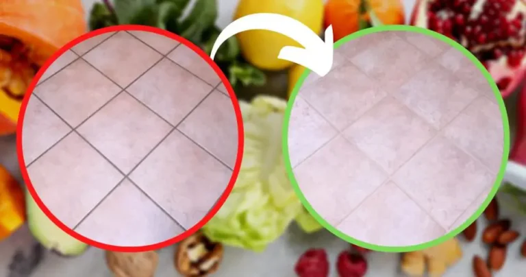 Clean and very shiny floor, these two ingredients are enough: you use them very often in the kitchen