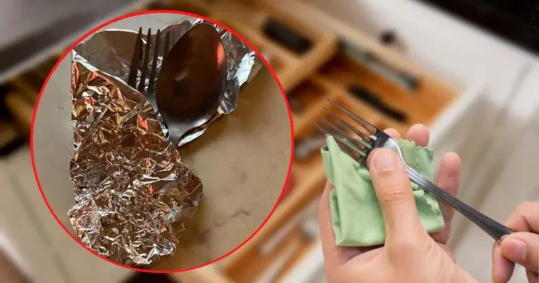 Aluminum foil, because everyone wraps it in cutlery: unimaginable