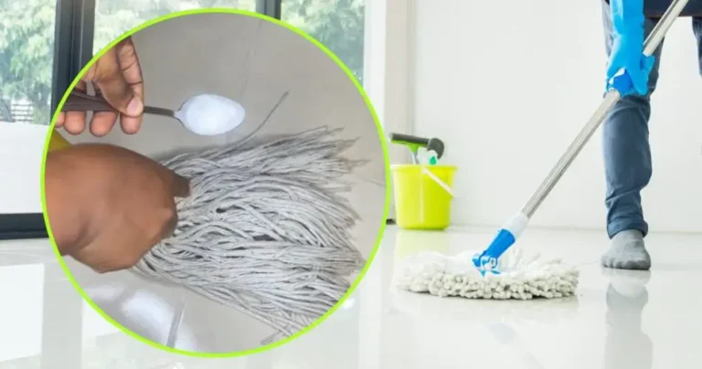 Salt in the mop, a tablespoon is enough: the incredible trick of housewives