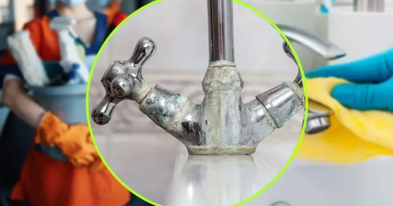 Taps full of lime, this ingredient is more powerful than baking soda: like new