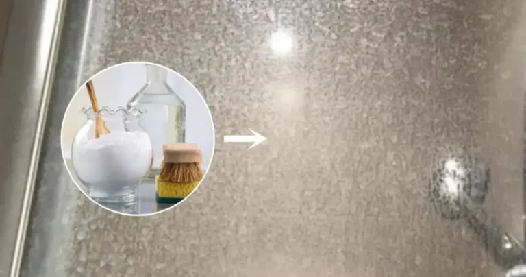 Lime stains on the shower glass, this ingredient makes everything shine