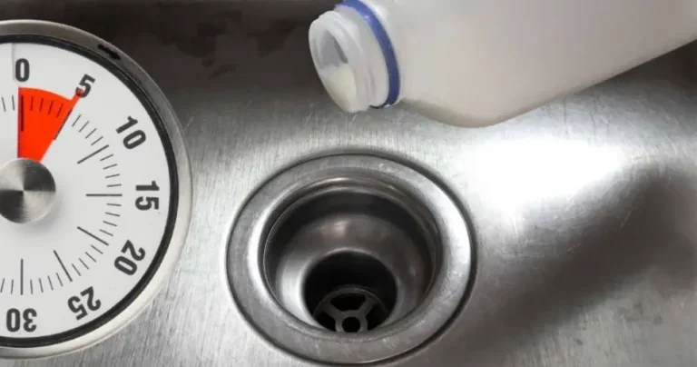 Pour some milk into the sink, amazing what happens after 5 minutes.