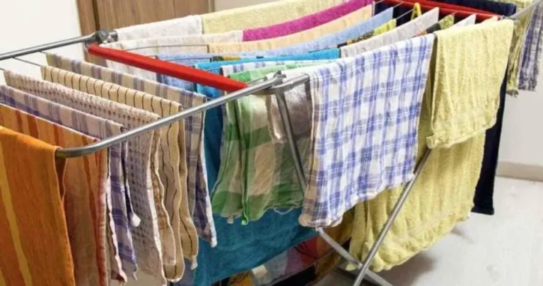 Clothes hanging at home, in the right place: here they dry in 10 minutes