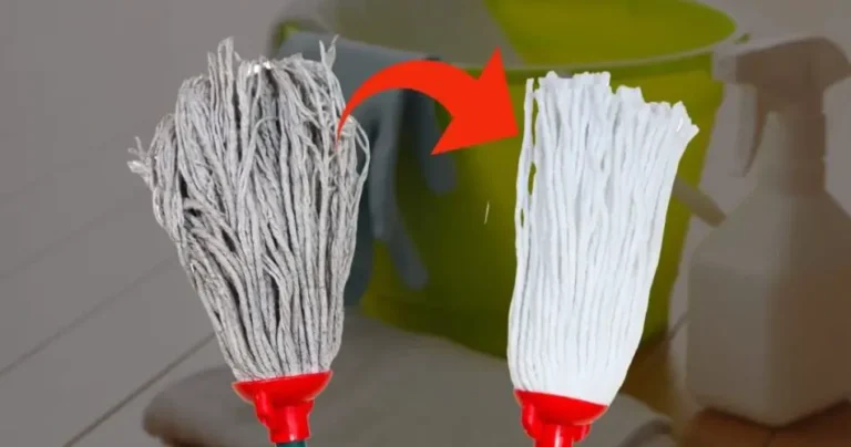 Dirty mop, the homemade trick to make it look new again in 5 minutes