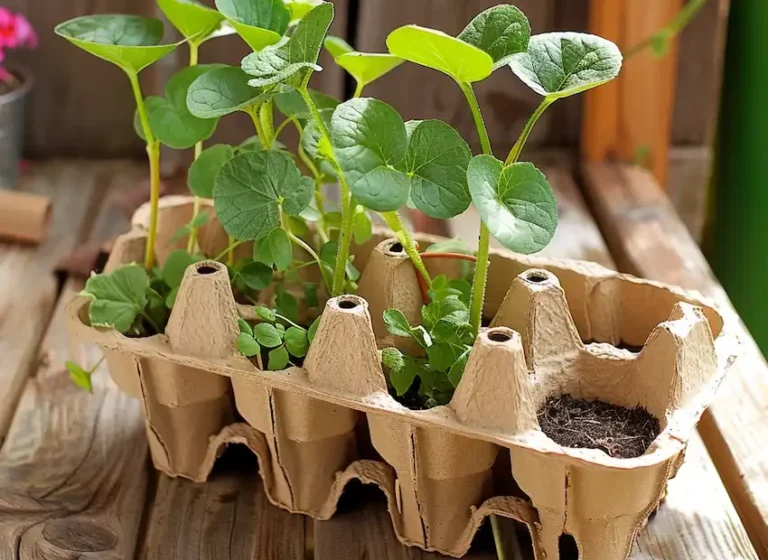 Grow Your Own Vegetables: Eco-Friendly Gardening with Egg Cartons and Recycled Bags