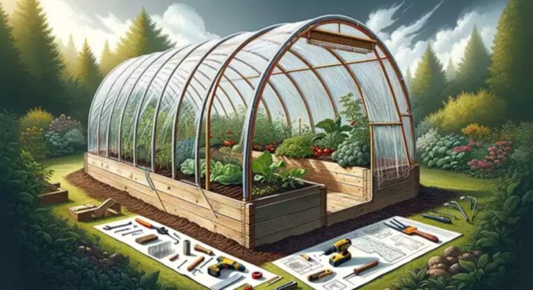 Extend Your Growing Season: Building a Hinged Hoophouse for Raised Bed Gardens