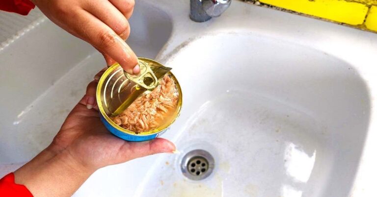 Here’s why it’s important to no longer throw the oil from cans of tuna down the sink: it’s risky
