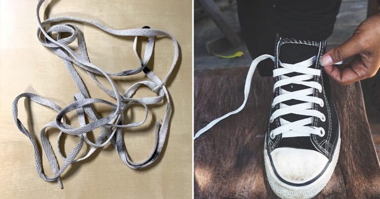 3 steps to clean dirty shoelaces