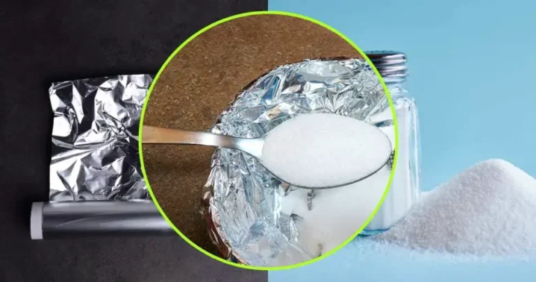 Aluminum foil and salt, you can’t imagine what happens: what it consists of and why everyone does it