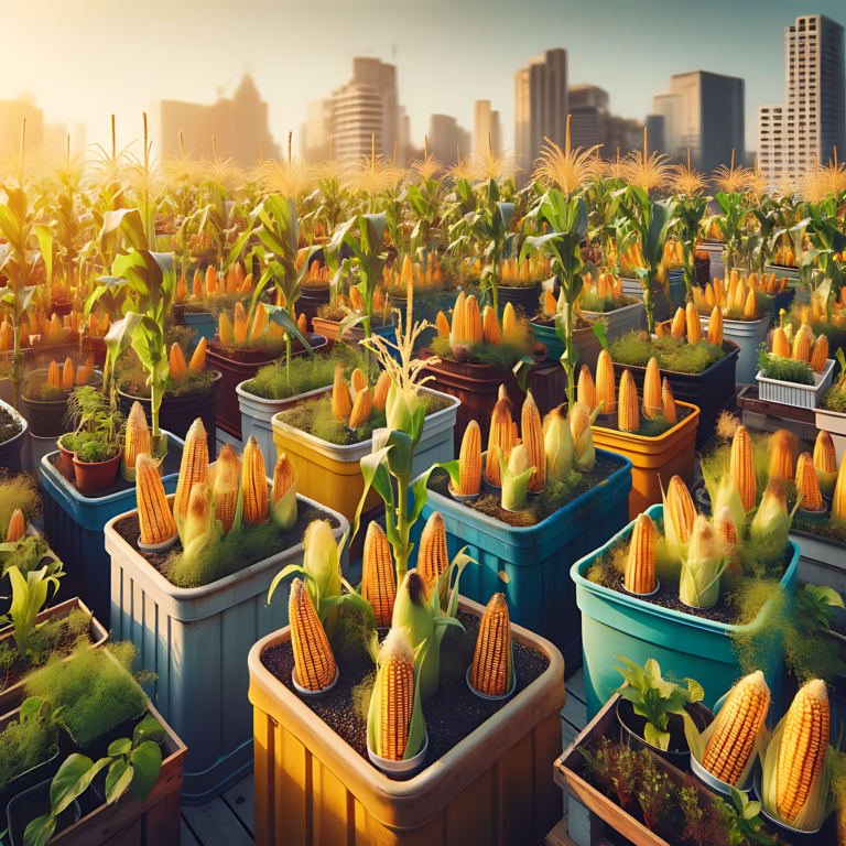 How to grow tons of corn in containers at home – a step by step guide