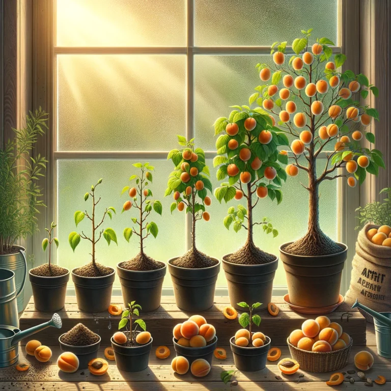 How to Grow Apricot Tree from Seeds to Fruit Indoor