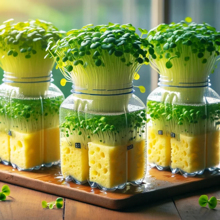 Brilliant idea, How to grow Mustard Microgreens in Water Using plastic bottles