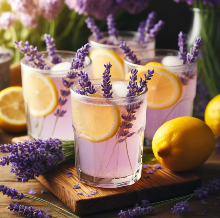 Pick some beautiful lavender flowers and make this incredible floral lavender lemonade