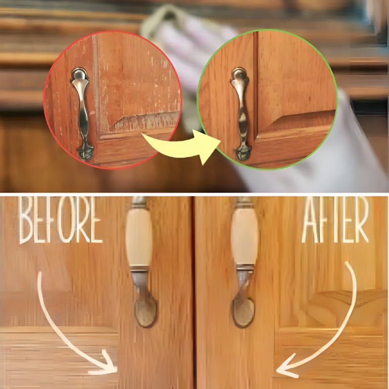 Deteriorated wooden surfaces, the trick to cleaning and polishing them: like new
