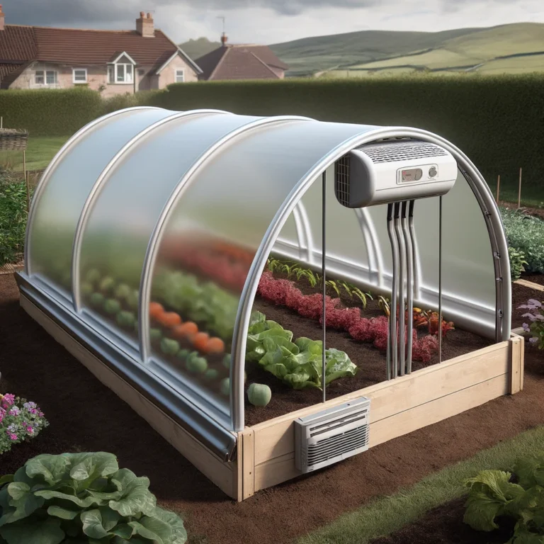 Easy guide to Build A Smart HEATED HINGED HOOP HOUSE For A Raised Bed Garden