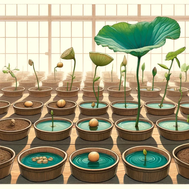 How to propagate lotus from seed at home