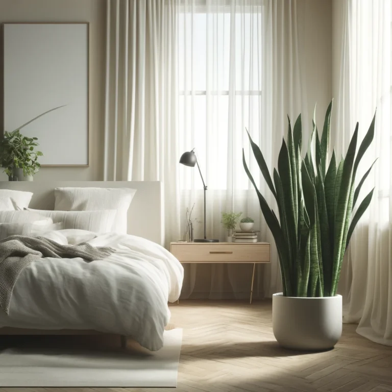 Put this plant by the bed. Cleans the air stronger than all plants. The result is amazing.