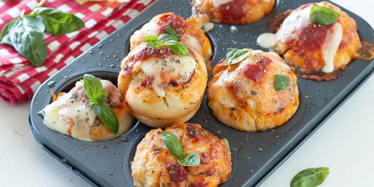 So delicious pizza style muffins
