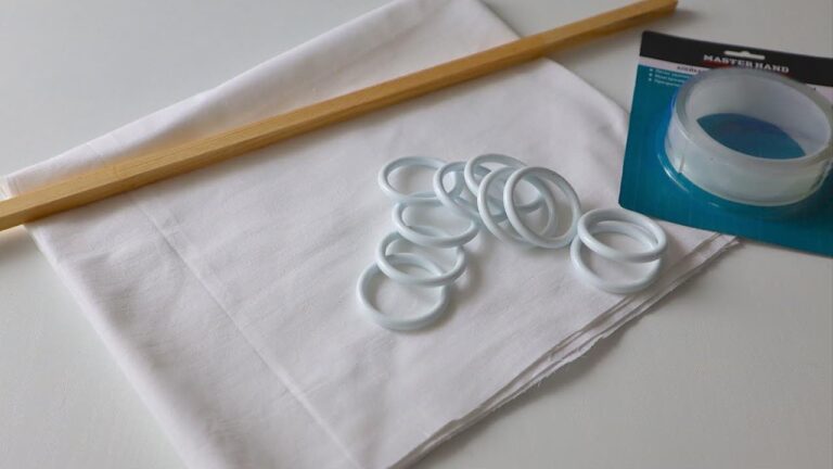Get some old sheets and curtain rings, what you make is unexpected