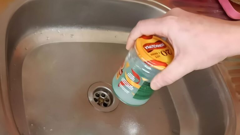 Clogged sink, the only foolproof method to unclog it in just a few seconds