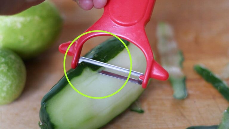 Once you discover how to reuse cucumber peels you will never want to throw them away again.