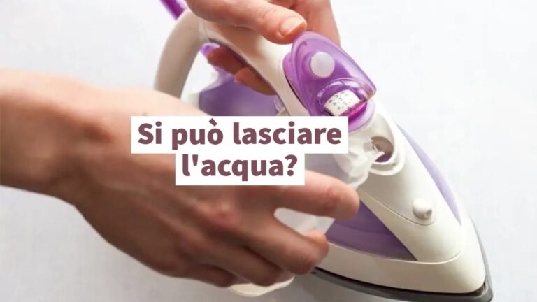 Can You Leave Water in the Iron? Finally the Definitive Answer