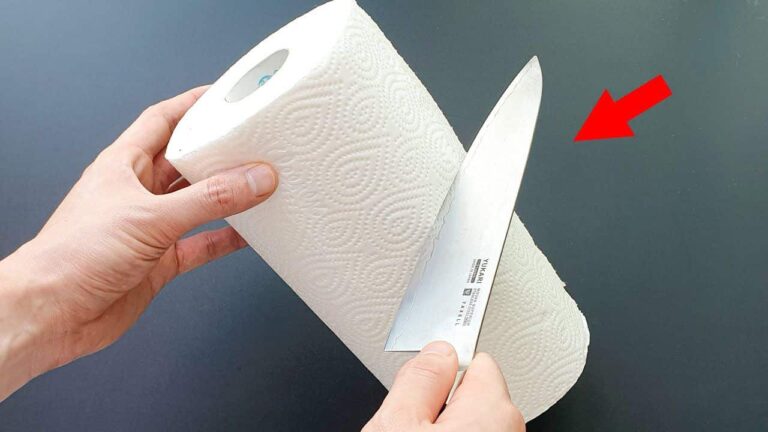 Cut the kitchen paper towel roll: save a lot of money