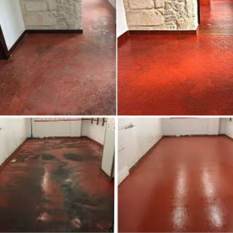 Advice for cleaning and polishing floor tiles: never had it like this before